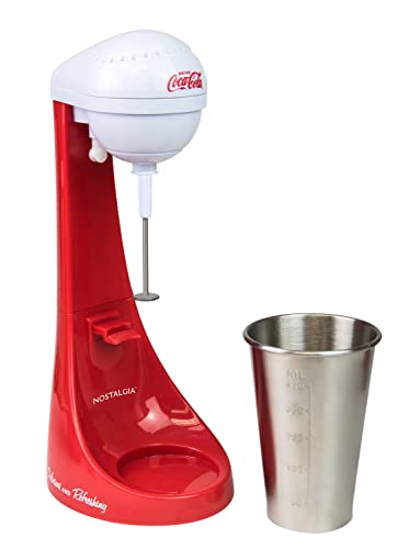 Nostalgia Electric Milkshake Maker with 16-Ounce Mixing Cup