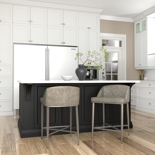 Hillsdale Gray Counter Height Stool Set of 2