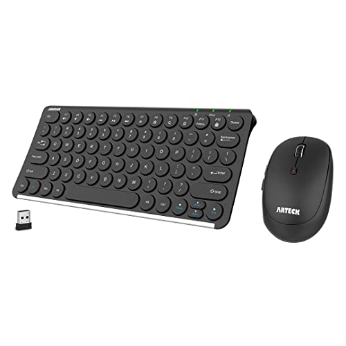 Wireless Keyboard and Mouse Combo, Rechargeable, Full Size