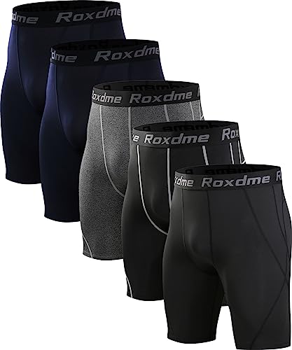 5 Pack Compression Workout Shorts Tights