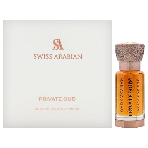 Swiss Arabian Private Oud Long Lasting Perfume Oil 0.4oz