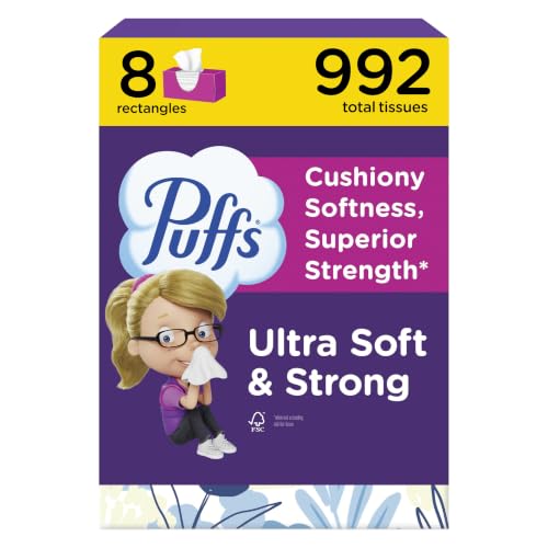 8 Pack Puffs Ultra Soft Facial Tissues