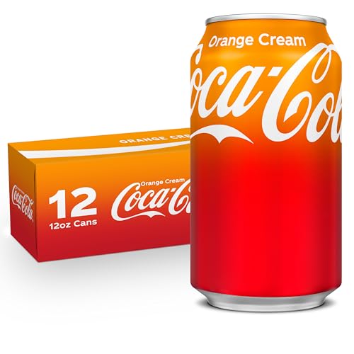 12 Pack Coca-Cola Orange Cream Soda 12oz Cans