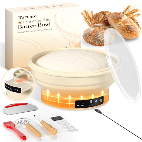 Electric Sourdough Starter Kit with Dough Warmer Set