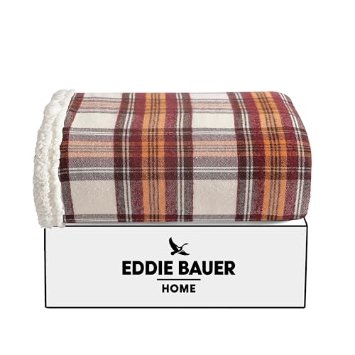 Eddie Bauer Super Soft Reversible Sherpa Blanket