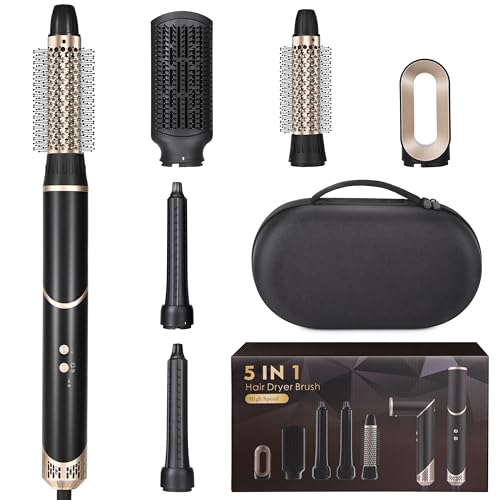 6 in 1 Hot Air Brush Hair Dryer Styler