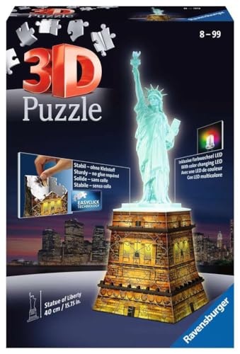 Ravensburger 108 Piece 3D Statue of Liberty Puzzle