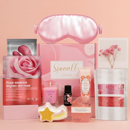 Spa Gift Basket for Women, Relaxation Self Care Set