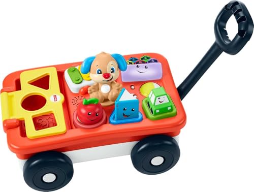 Fisher-Price Laugh & Learn Musical Pull-Along Wagon Toy