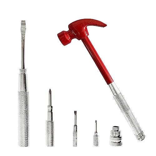 6 in 1 Mini Hammer Multitool Screwdriver Set