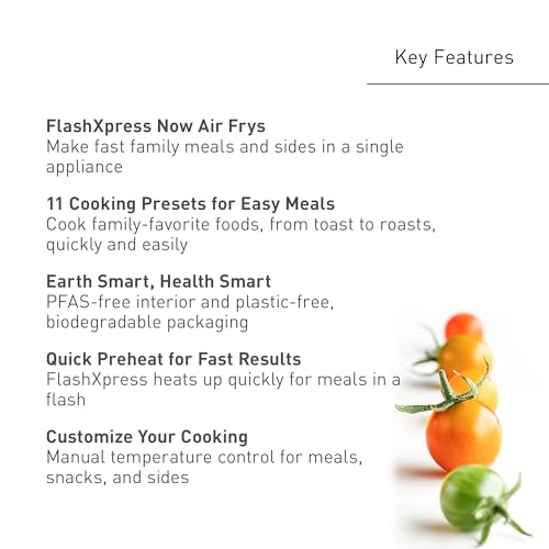 Panasonic Air Fryer Toaster Oven with 11 Functions