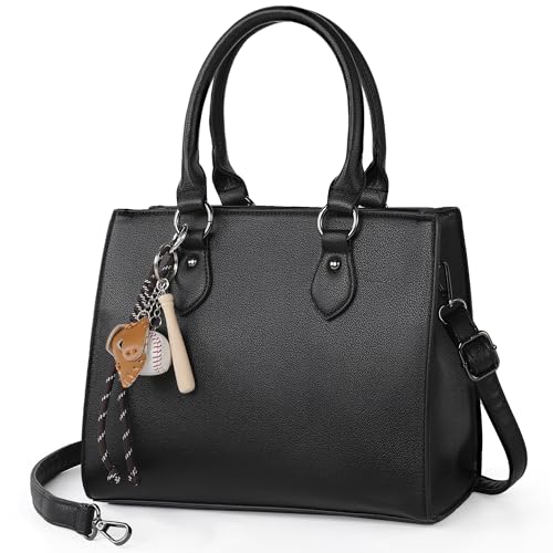 Vegan Leather Tote Satchel Shoulder Bag