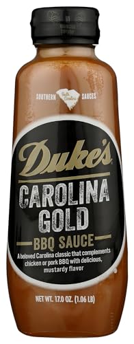 6 Pack Dukes Carolina Gold BBQ Sauce 17 Ounce