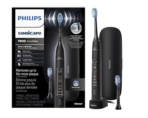 Philips Sonicare ExpertClean 7500 Electric Toothbrush Rechargeable