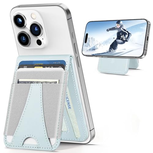 MagSafe Wallet Stand with RFID Blocking and ID Window