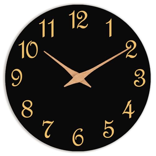 12-Inch Silent Non-Ticking Modern Wall Clock