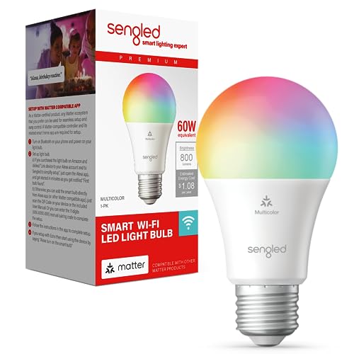 Sengled Matter Smart A19 LED Light Bulb 1 Pack