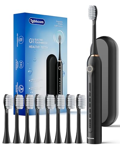 8 Pack Electric Toothbrush with Travel Case 6 Modes