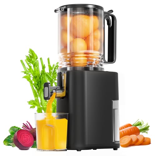 Cold Press Juicer, 5.5" Wide Chute Masticating Machine