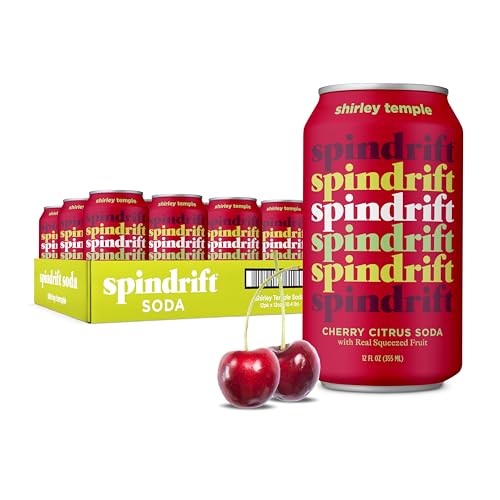 12 Pack Spindrift Shirley Temple Cherry Citrus Soda