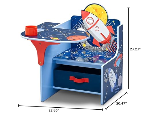 Delta Children Space Adventures Chair Desk with Storage