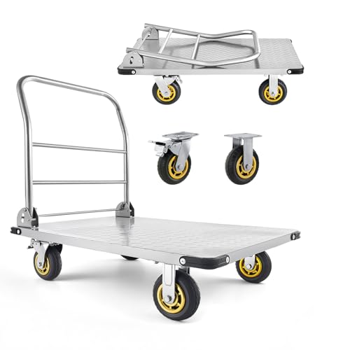 2000 lb Heavy Duty Folding Platform Truck Cart
