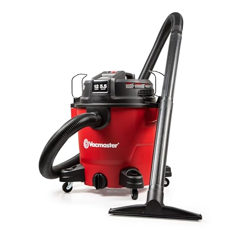 Vacmaster 12-Gallon 5.5 HP Wet Dry Vacuum
