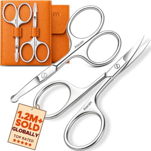 Multi-Purpose Cuticle Nose Eyebrow Beard Scissors