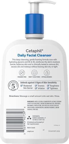 Cetaphil Daily Facial Cleanser for Sensitive Skin