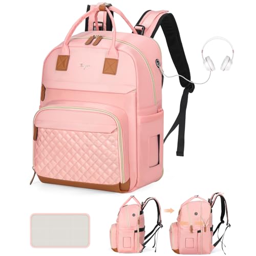 Expandable Extra Large Diaper Bag Backpack with Changing Pad