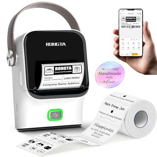 Bluetooth Portable Thermal Label Maker Printer