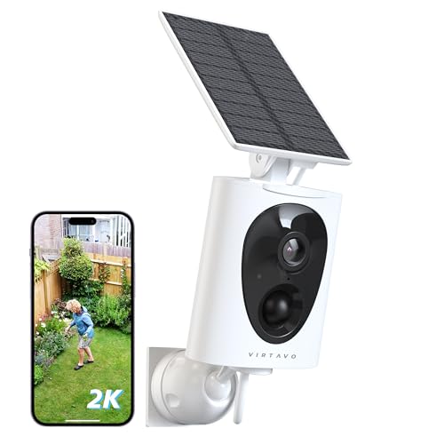 2K Solar Wireless Outdoor Security Camera