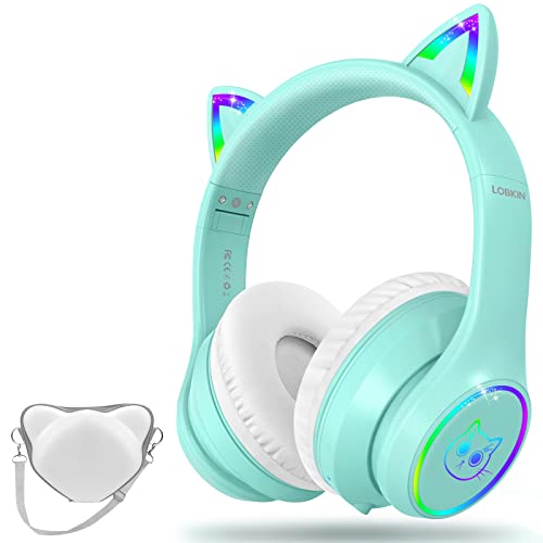 Bluetooth Kids Cat Ear Headphones with Mic