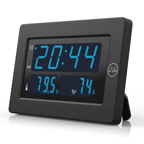 Digital Alarm Clock with Temperature and Humidity Display