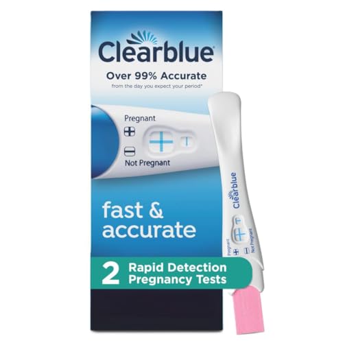 2 Count Clearblue Rapid Detection Pregnancy Test