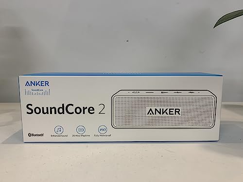 Anker Soundcore 2 Bluetooth Speaker with Waterproof Design