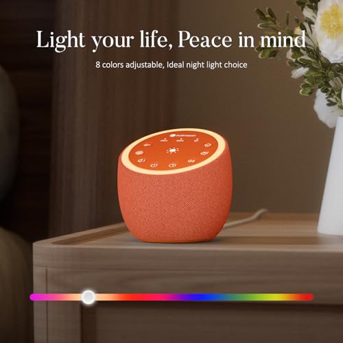 Hotmoon White Noise Sound Machine with Night Light