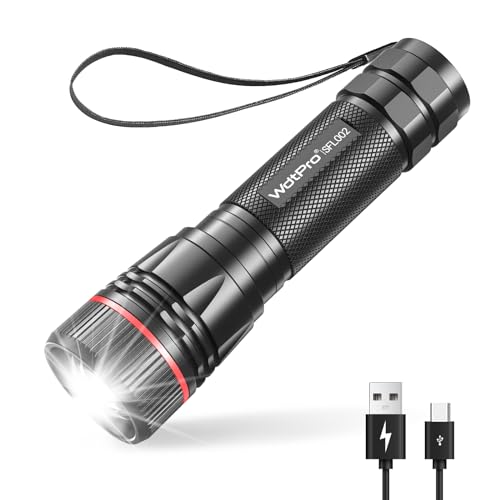 1 Pack Rechargeable High Lumens LED Flashlight