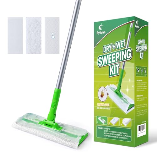 36 Count Sweeper Mop with Dry and Wet Refills