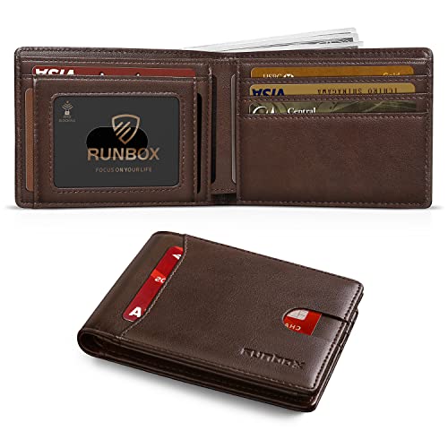 RUNBOX RFID Blocking Slim Bifold Wallet
