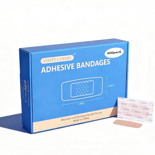 400 Pack Large Adhesive Fabric Bandages