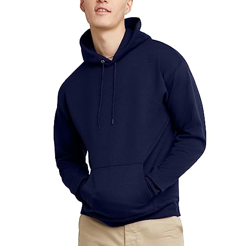 Hanes Men’s Pullover EcoSmart Hooded Sweatshirt