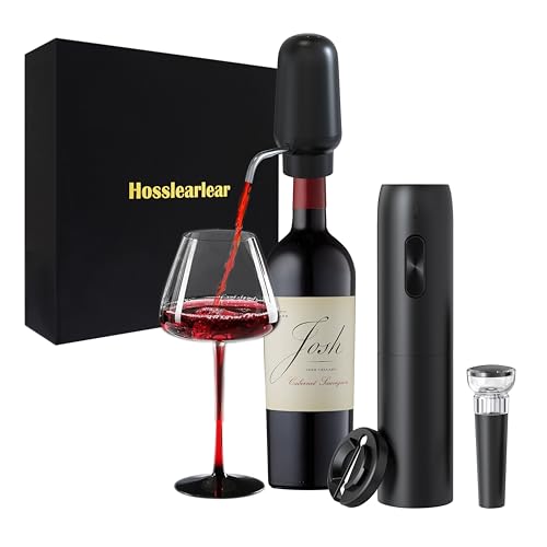 Rechargeable Electric Wine Opener Set with Dispenser