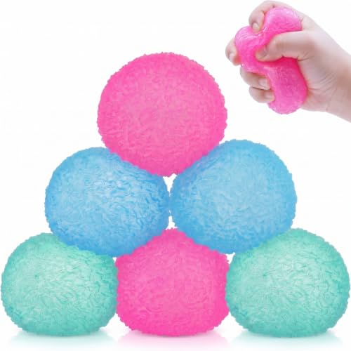 6 Pack Gumdrop Shape Stress Relief Toys