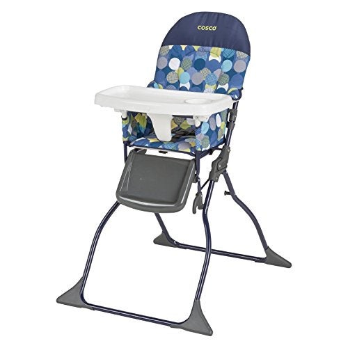 Cosco Simple Fold High Chair with 3-Position Tray (Elephant Squares)