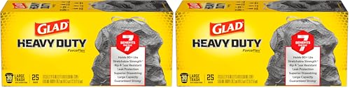 2 Pack Glad ForceFlex 30 Gallon Trash Bags