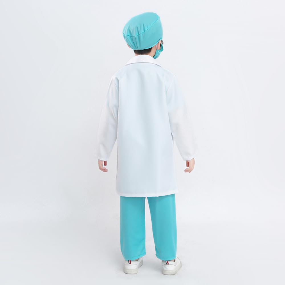 8Pcs Doctor Costume Dress Up Set for Kids