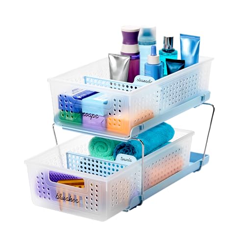 madesmart 2-Tier Slide-Out Under Sink Organizer