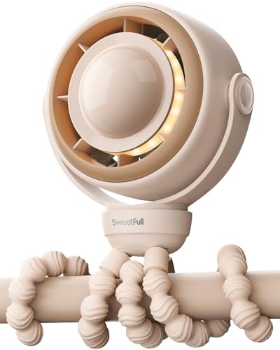 Rechargeable Clip-On Baby Stroller Fan