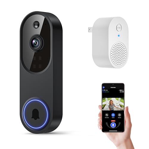 1080p Wireless Video Doorbell Camera with Night Vision